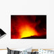 Red And Orange Steam Wall Mural