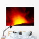 Red And Orange Steam Wall Mural