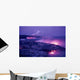 Pink Hues Along Coastline Wall Mural