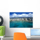 Hawaii, Oahu, Waikiki, Aerial View From Ocean Looking Toward Mountains Wall Mural