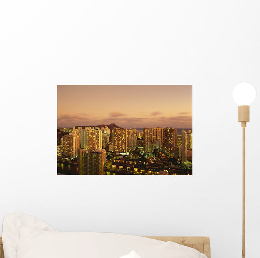 Diamond Head Background Wall Mural