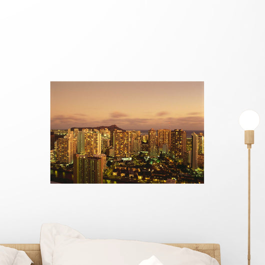 Diamond Head Background Wall Mural