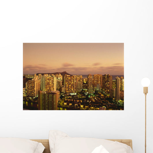 Diamond Head Background Wall Mural