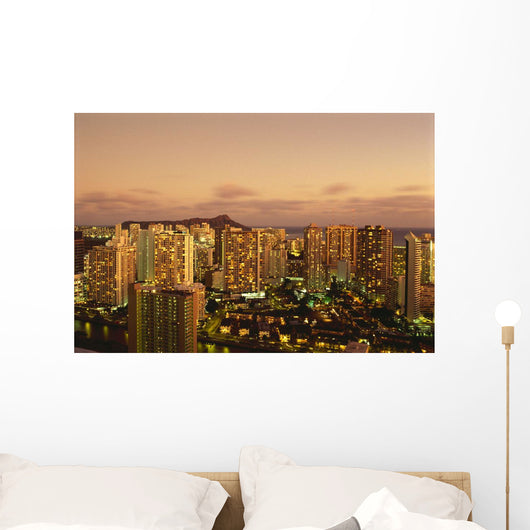 Diamond Head Background Wall Mural