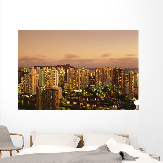 Diamond Head Background Wall Mural