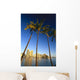 Palm Trees In Foreground Wall Mural