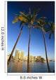 Palm Trees In Foreground Wall Mural