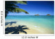 Mokulua Islands Background Palm Fronds And Shadow Foreground Wall Mural