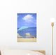 Pair Of Beach Chairs And An Umbrella Wall Mural