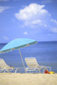 Pair Of Beach Chairs And An Umbrella Wall Mural
