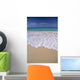 Whitewash Breaking Along Shoreline Wall Mural
