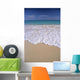 Whitewash Breaking Along Shoreline Wall Mural