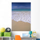 Whitewash Breaking Along Shoreline Wall Mural