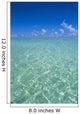 Clear Turquoise Ocean Water, Blue Sky Wall Mural