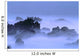 Misty Fog Layer Over Lava Rocks, Ocean Shoreline Wall Mural