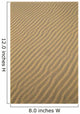Oregon Dunes National Recreation Area, Sand Patterns, Wave Like Wall Mural