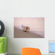 Hawaii, Detail Of Seashell Lying On Shoreline Beach At Dawn, Wet Sand Wall Mural