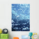 Underwater View Of Air Bubbles Near Surface Wall Mural