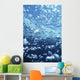 Underwater View Of Air Bubbles Near Surface Wall Mural