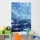 Underwater View Of Air Bubbles Near Surface Wall Mural