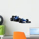 blue race car Wall Decal