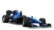 blue race car Wall Decal