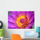 Extreme Close-Up Of Water Lily Wall Mural