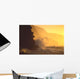 Misty Yellow Sky Wall Mural