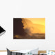 Misty Yellow Sky Wall Mural