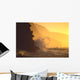 Misty Yellow Sky Wall Mural