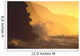 Misty Yellow Sky Wall Mural
