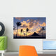 Palms On Shore Wall Mural