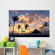 Palms On Shore Wall Mural