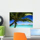 Sailboat In Turquoise Waters Wall Mural