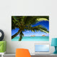 Sailboat In Turquoise Waters Wall Mural
