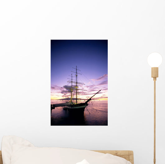 Yellow And Purple Skies Wall Mural