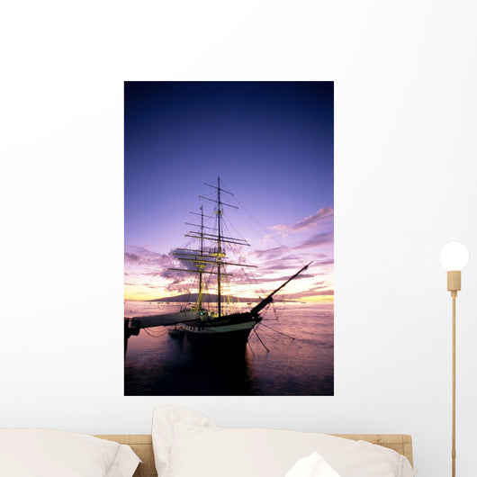 Yellow And Purple Skies Wall Mural