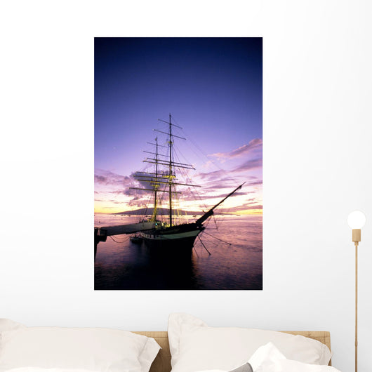 Yellow And Purple Skies Wall Mural