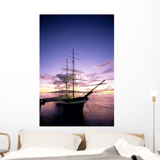 Yellow And Purple Skies Wall Mural