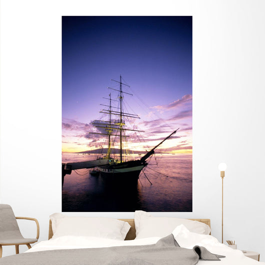 Yellow And Purple Skies Wall Mural