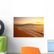 Hawaii, Maui, Hazy Orange Sunset Over Ka'anapali Beach, Gentle Waves Wall Mural