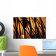 Hawaii, Molokai, Kapuaiwa Coconut Grove, Trees Silhouetted At Sunset Wall Mural