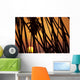 Hawaii, Molokai, Kapuaiwa Coconut Grove, Trees Silhouetted At Sunset Wall Mural
