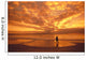 Couple Silhouetted On The Beach During Sunset Wall Mural