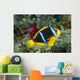 Fiji, Orange-Fin Anemonefish Close-Up Side View Wall Mural