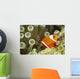 Side View Of A Spinecheek Clownfish, White Striped Wall Mural