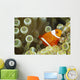 Side View Of A Spinecheek Clownfish, White Striped Wall Mural