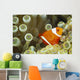 Side View Of A Spinecheek Clownfish, White Striped Wall Mural