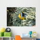 Fiji, Close-Up Of Orange-Fin Anemonefish In Anemone Wall Mural