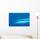 Palau, Barracuda Pair Side View In Clear Blue Ocean Wall Mural